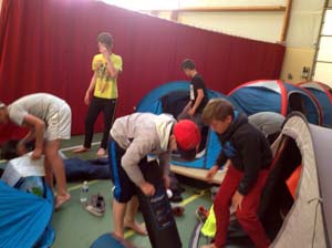 L'installation du camp