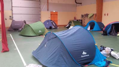 L'installation du camp