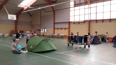 L'installation du camp