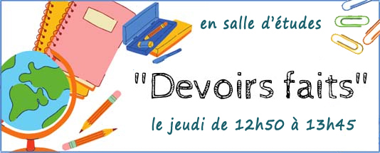 vignettes Devoirs faits